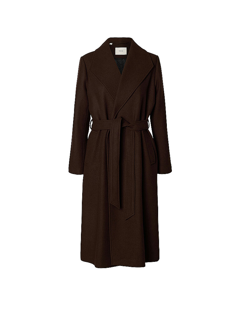 SELECTED FEMME Wollmantel SLWZIA-ROSA  braun | 34