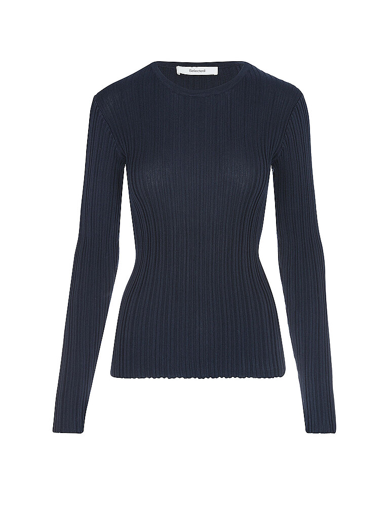 SELECTED FEMME Langarmshirt SLWTOLEDO  dunkelblau | XS