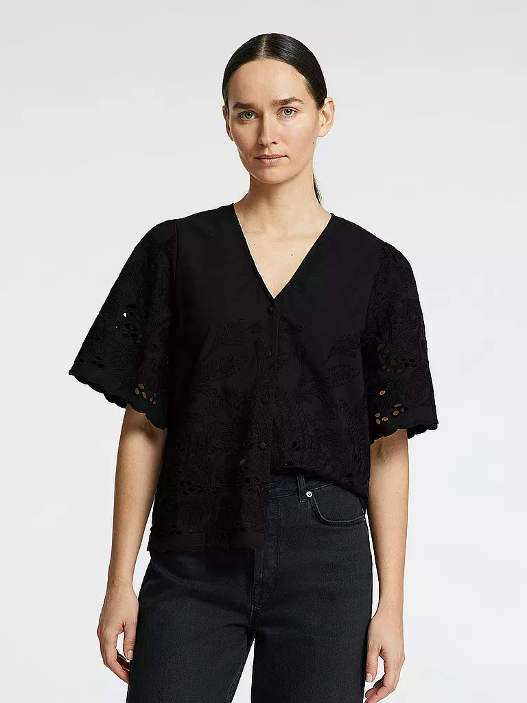 SELECTED FEMME | Bluse SLFDAHLIA BRODERI | weiss