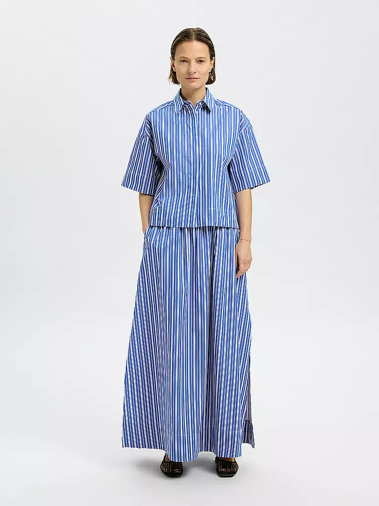 SELECTED FEMME | Bluse SLFFIA | blau