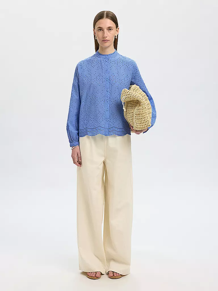 SELECTED FEMME | Bluse SLFTATIANA | blau