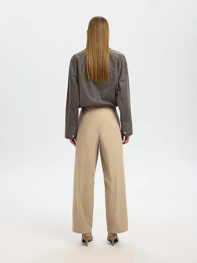 SELECTED FEMME | Businesshose SLFBARREL MARLA | creme