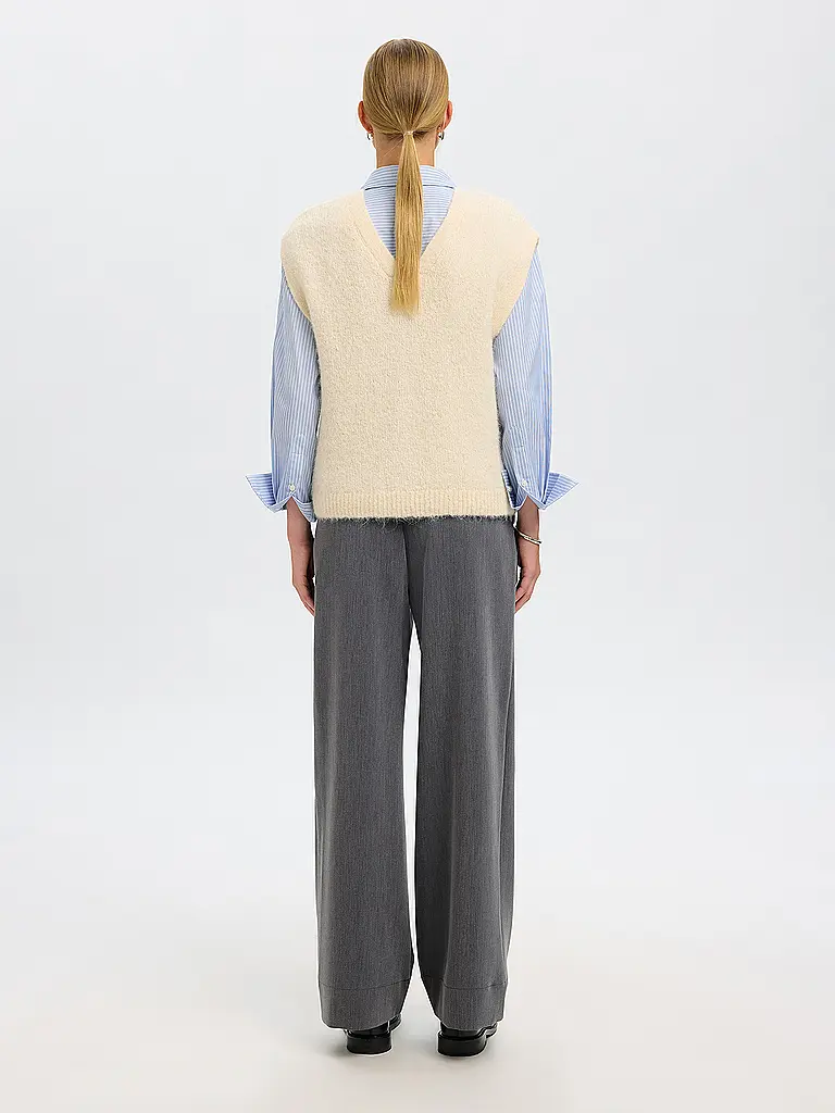 SELECTED FEMME | Gilet SLFGABELLA | creme