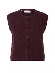 SELECTED FEMME | Gilet SLFLULU | dunkelrot