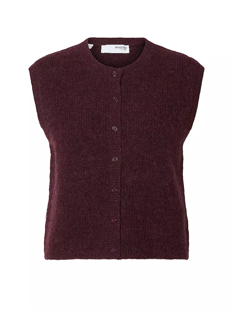 SELECTED FEMME | Gilet SLFLULU | dunkelrot
