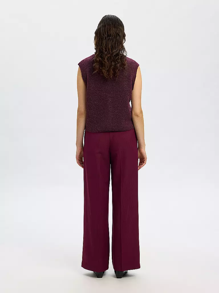 SELECTED FEMME | Gilet SLFLULU | dunkelrot