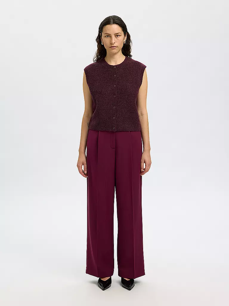 SELECTED FEMME | Gilet SLFLULU | dunkelrot