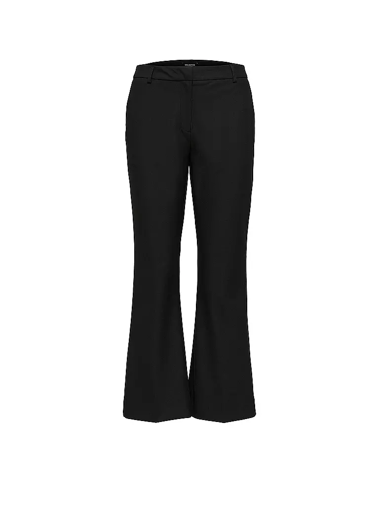 SELECTED FEMME | Hose Flared Fit 7/8 SLFADA  | schwarz