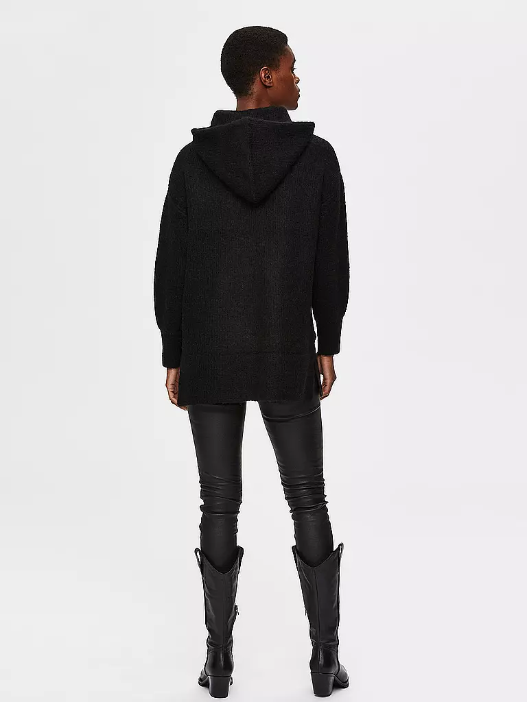 SELECTED FEMME | Kapuzensweater - Hoodie " SLFLULU " | schwarz