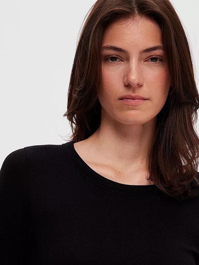 SELECTED FEMME | Langarmshirt SLFDIANNA | schwarz