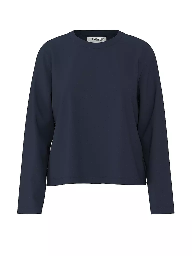 SELECTED FEMME | Langarmshirt SLFESSENTIAL | dunkelblau