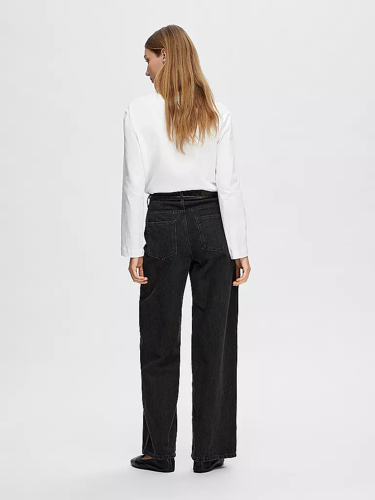 SELECTED FEMME | Langarmshirt SLFESSENTIAL | dunkelblau