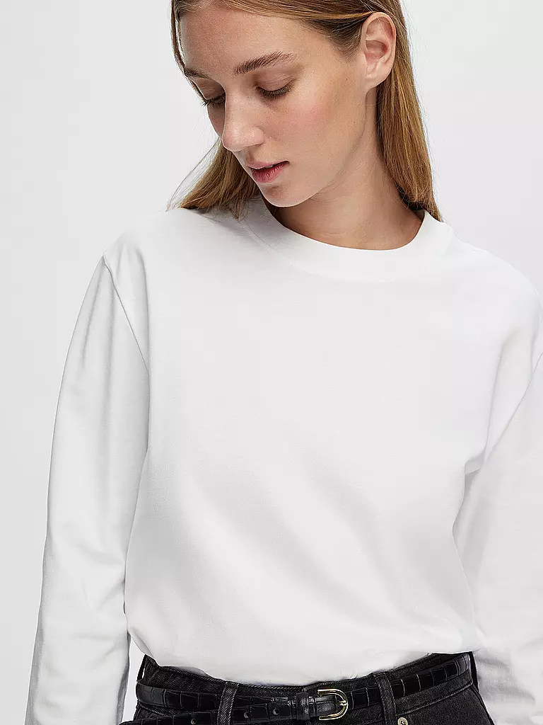 SELECTED FEMME | Langarmshirt SLFESSENTIAL | grün