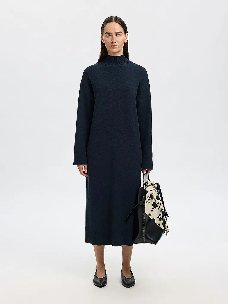SELECTED FEMME | Midikleid SLFKAMMA | dunkelblau