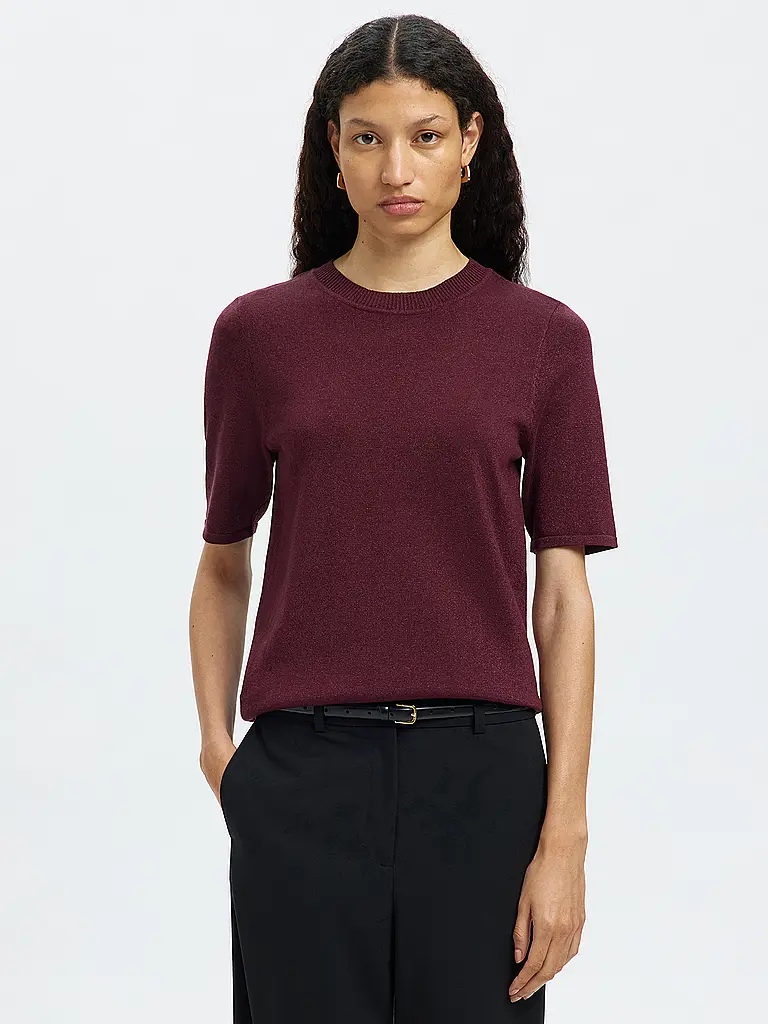 SELECTED FEMME | Pullover SLFLURA | Dunkelrot