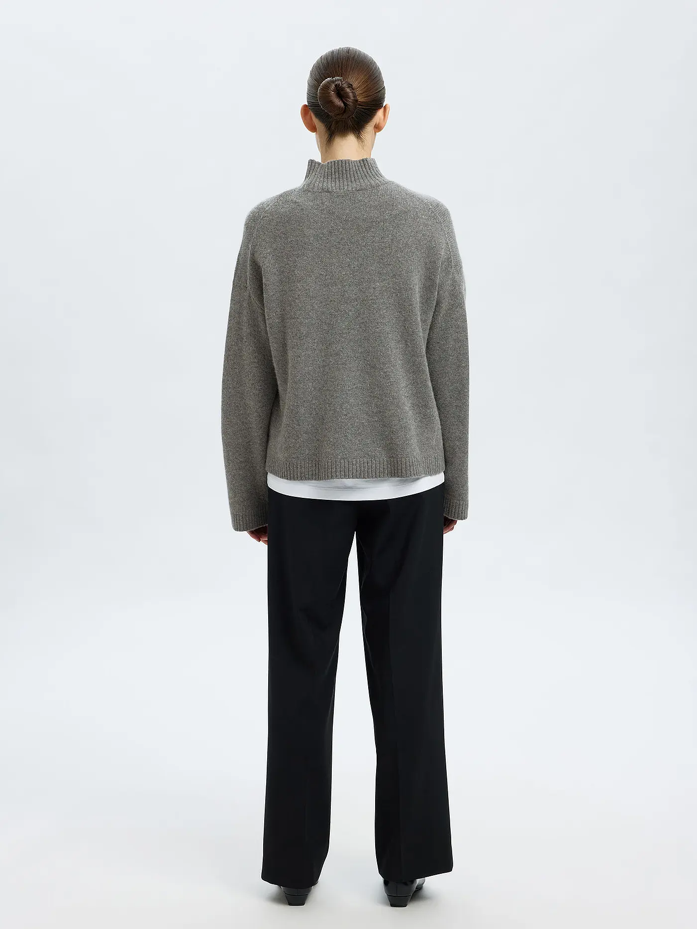 SELECTED FEMME | Rollkragenpullover SLFCILLE | grau