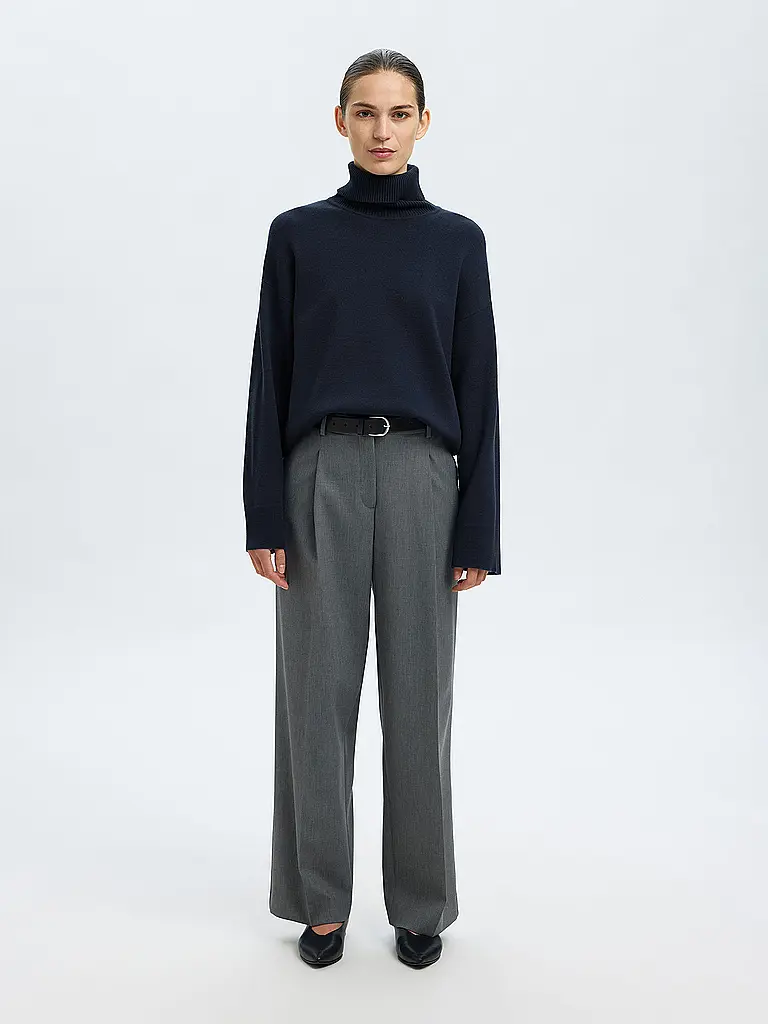 SELECTED FEMME | Rollkragenpullover SLFKAMMA  | dunkelblau
