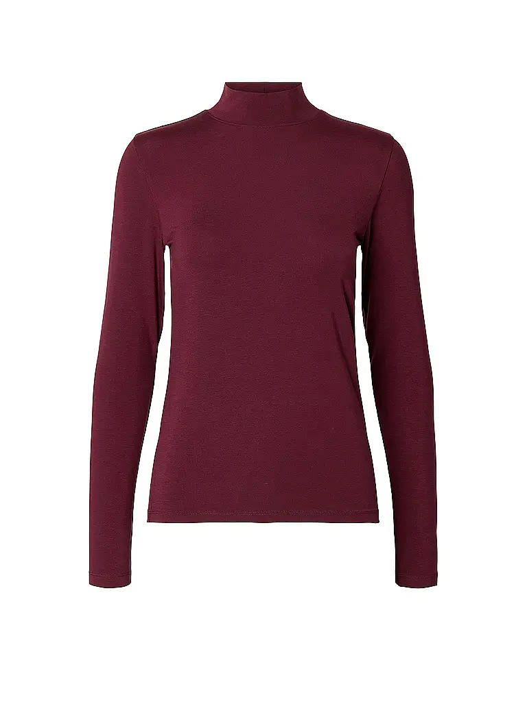 SELECTED FEMME | Rollkragenpullover SLFMANJA | dunkelrot