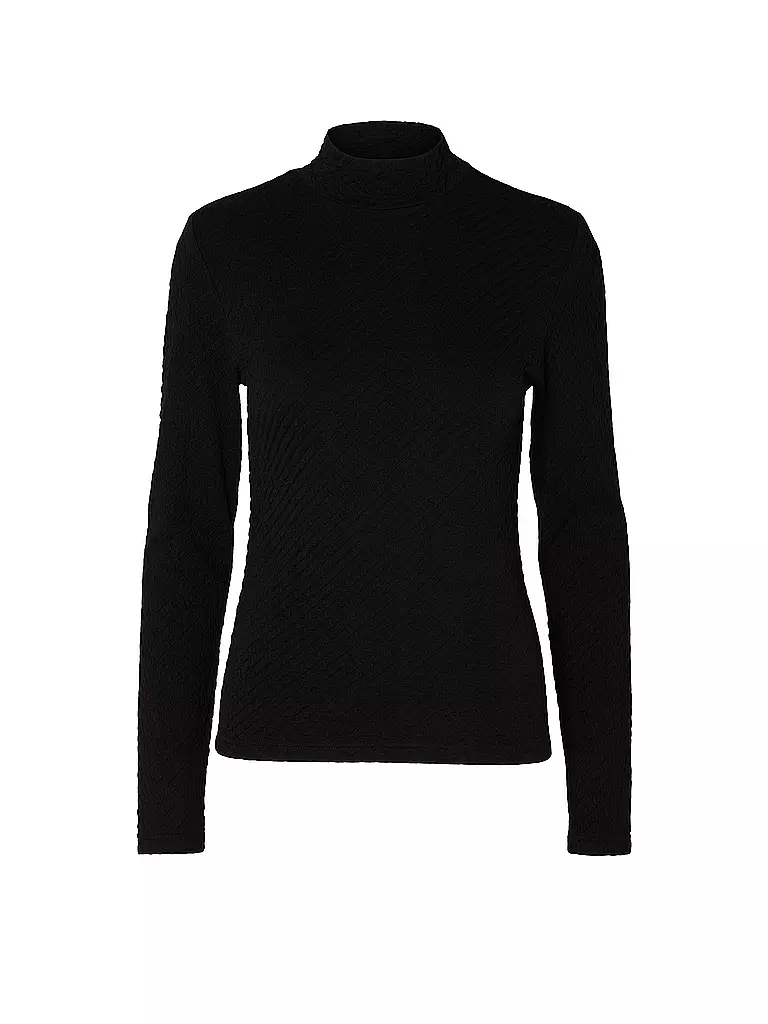 SELECTED FEMME | Stehkragenshirt SLFGINNY | schwarz