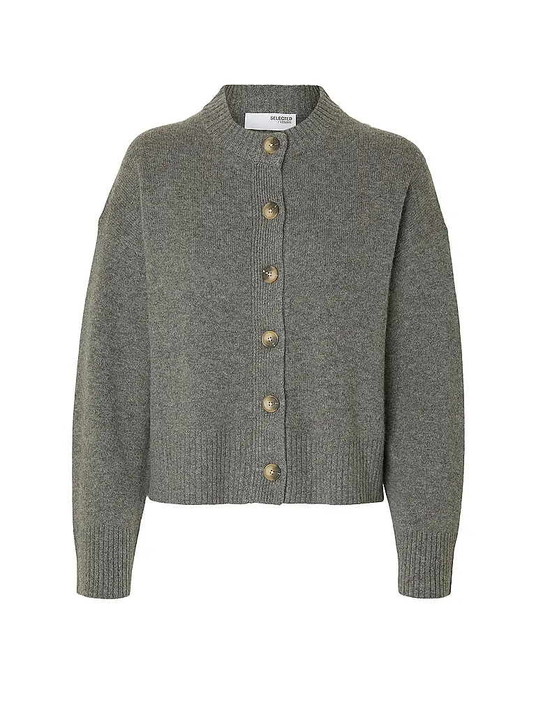 SELECTED FEMME | Strickjacke SLFCILLE | grau