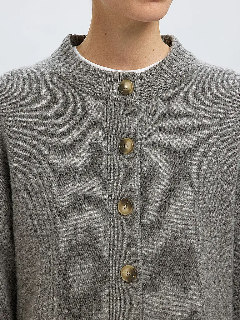 SELECTED FEMME | Strickjacke SLFCILLE | grau