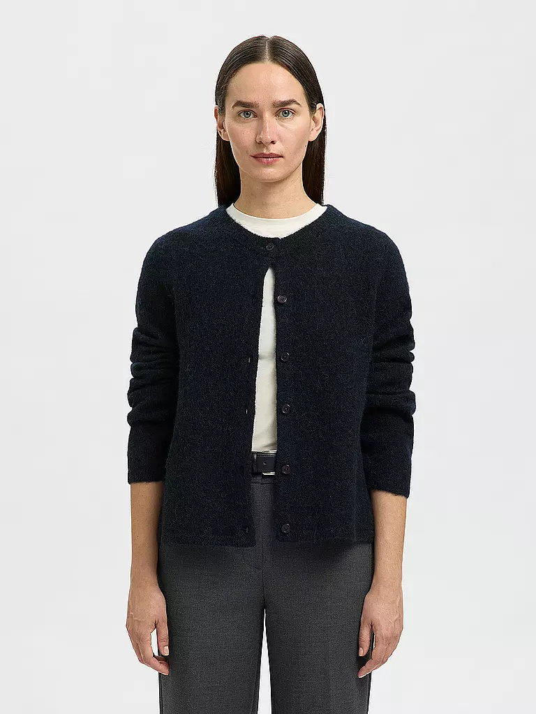 SELECTED FEMME | Strickjacke SLFLULU | dunkelrot