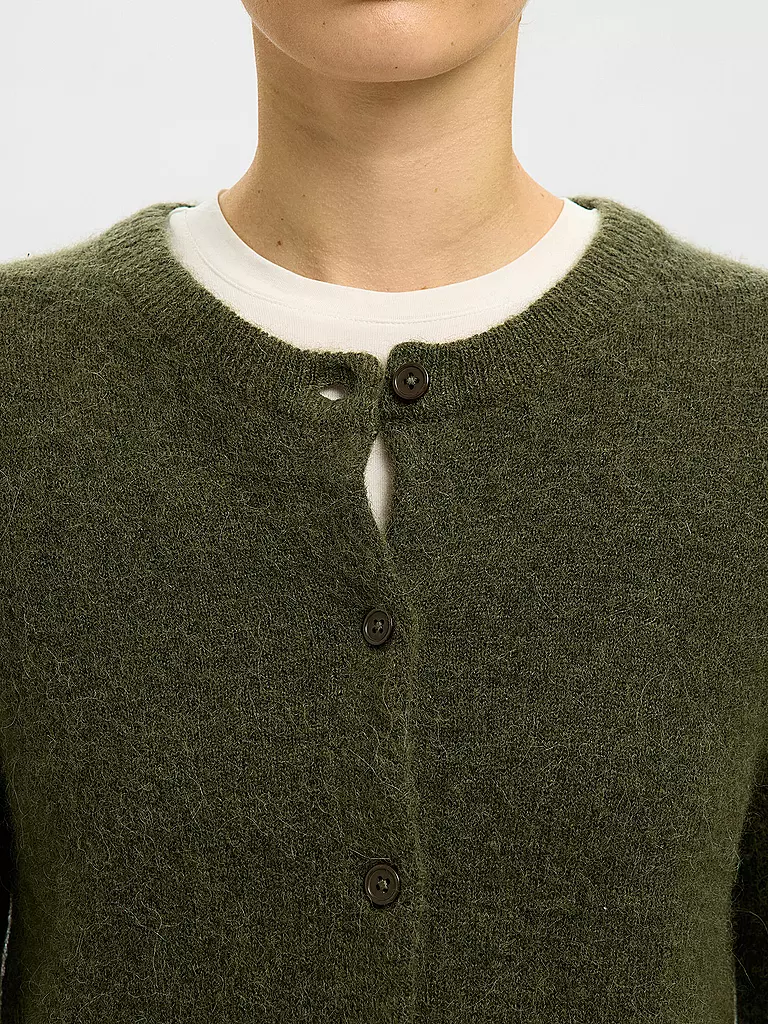 SELECTED FEMME | Strickjacke SLFLULU | dunkelrot