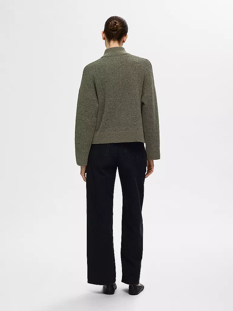 SELECTED FEMME | Strickjacke SLFSIA | dunkelrot