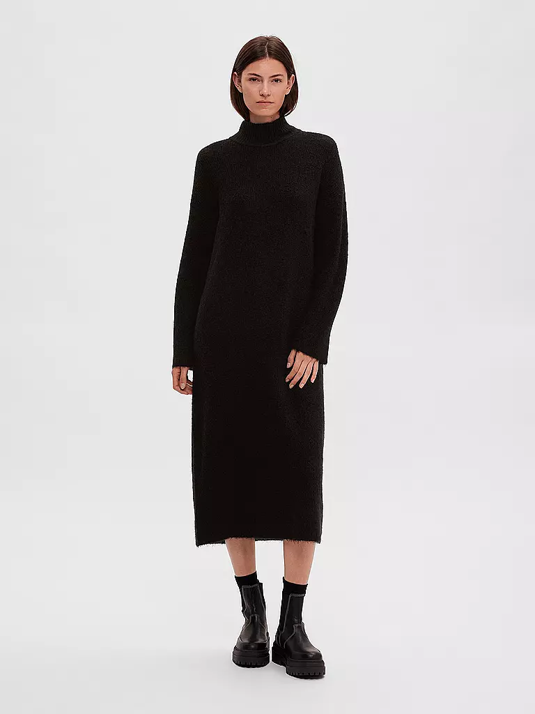 SELECTED FEMME | Strickkleid SLFMALINE | schwarz
