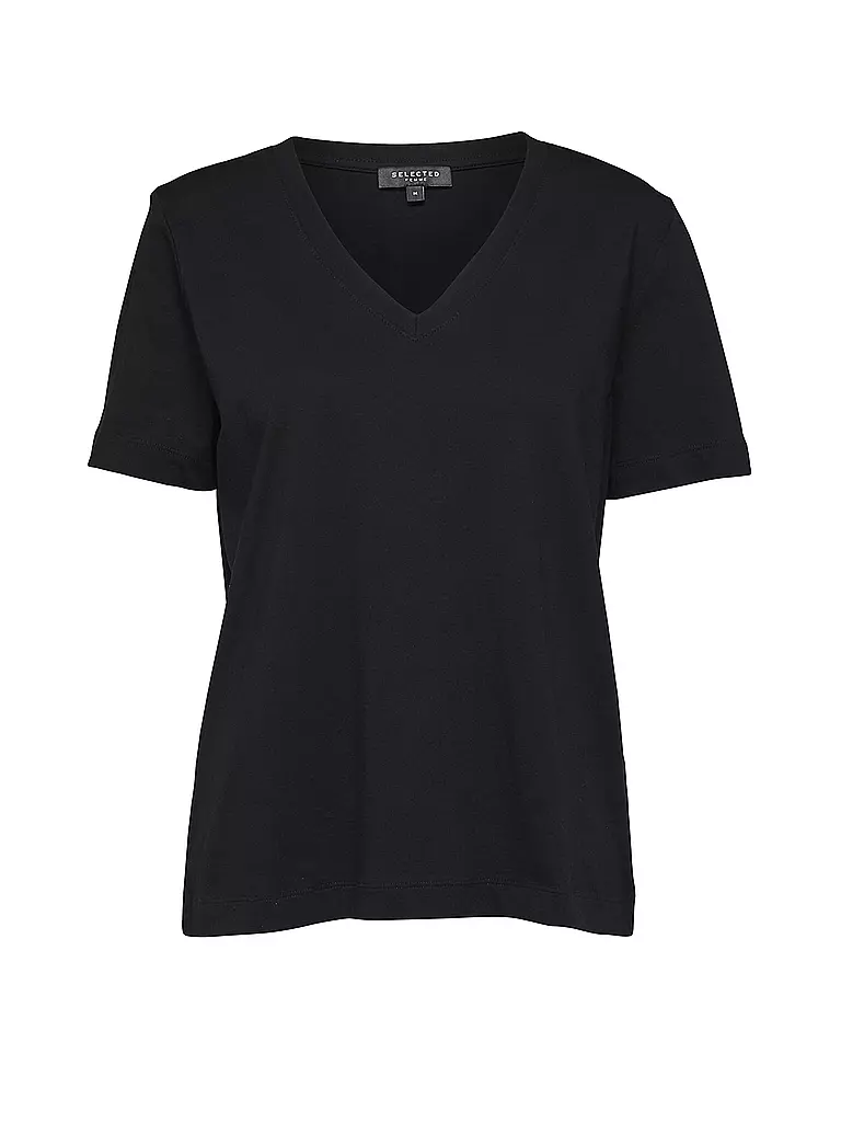 SELECTED FEMME | T-Shirt "SLFSTANDARD" | schwarz