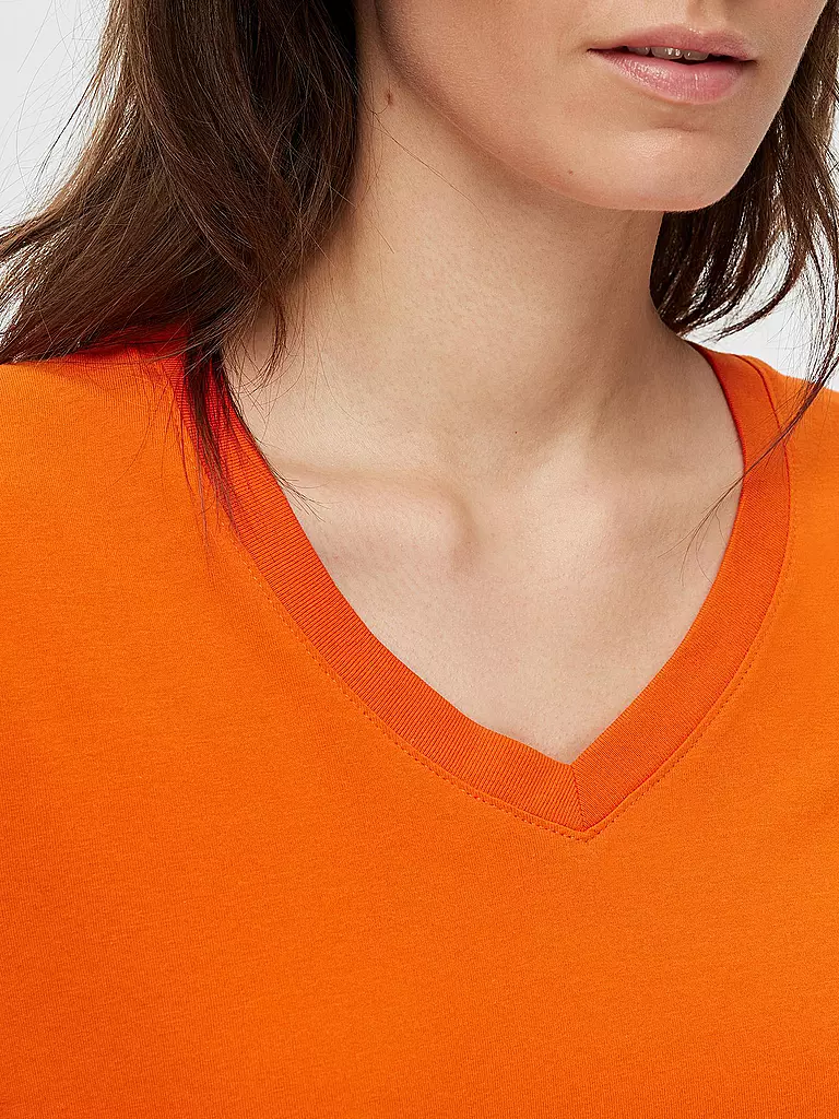 SELECTED FEMME | T-Shirt  SLFESSENTIAL | orange