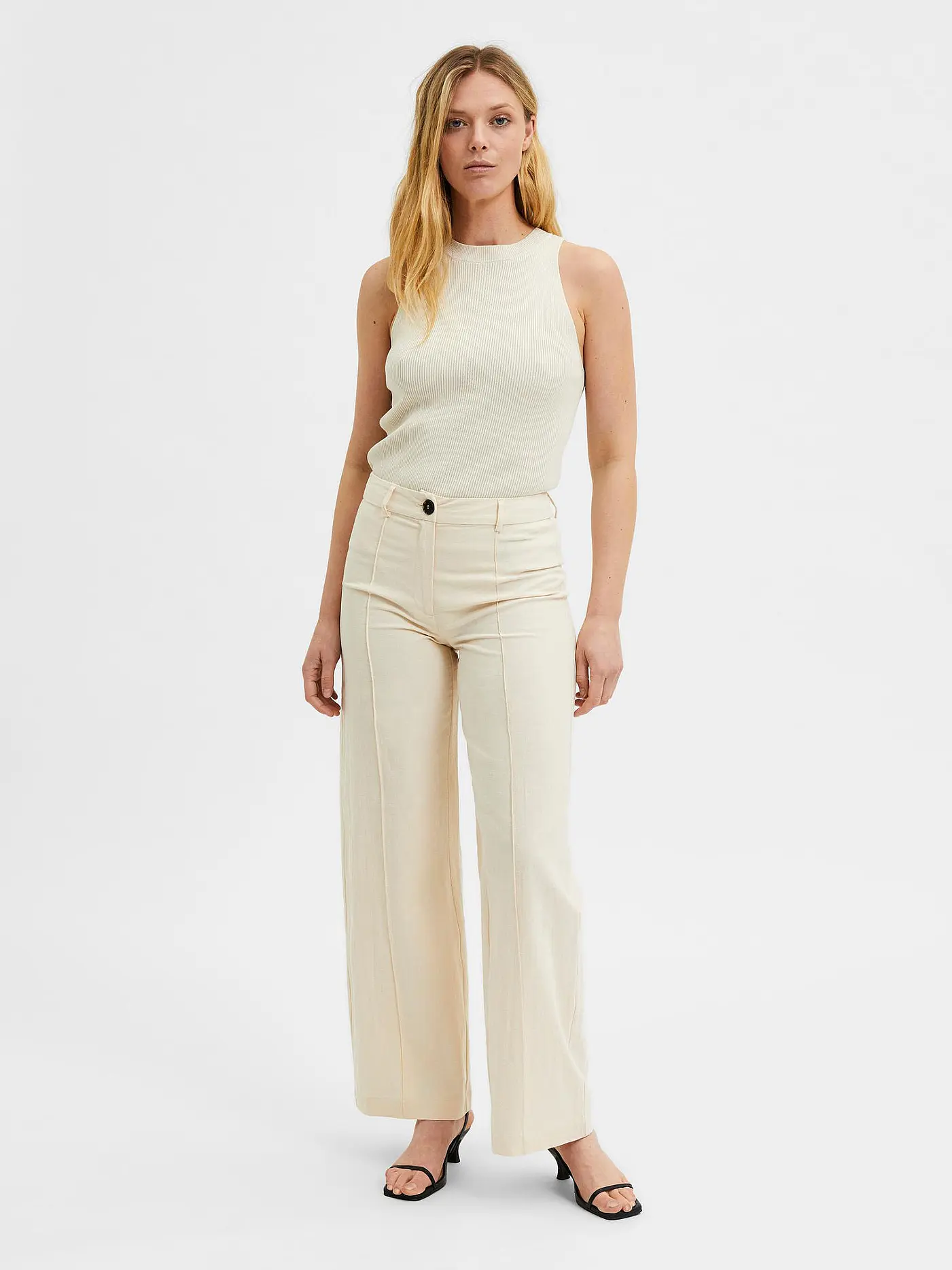 SELECTED FEMME | Top SLFSOLINA  | creme