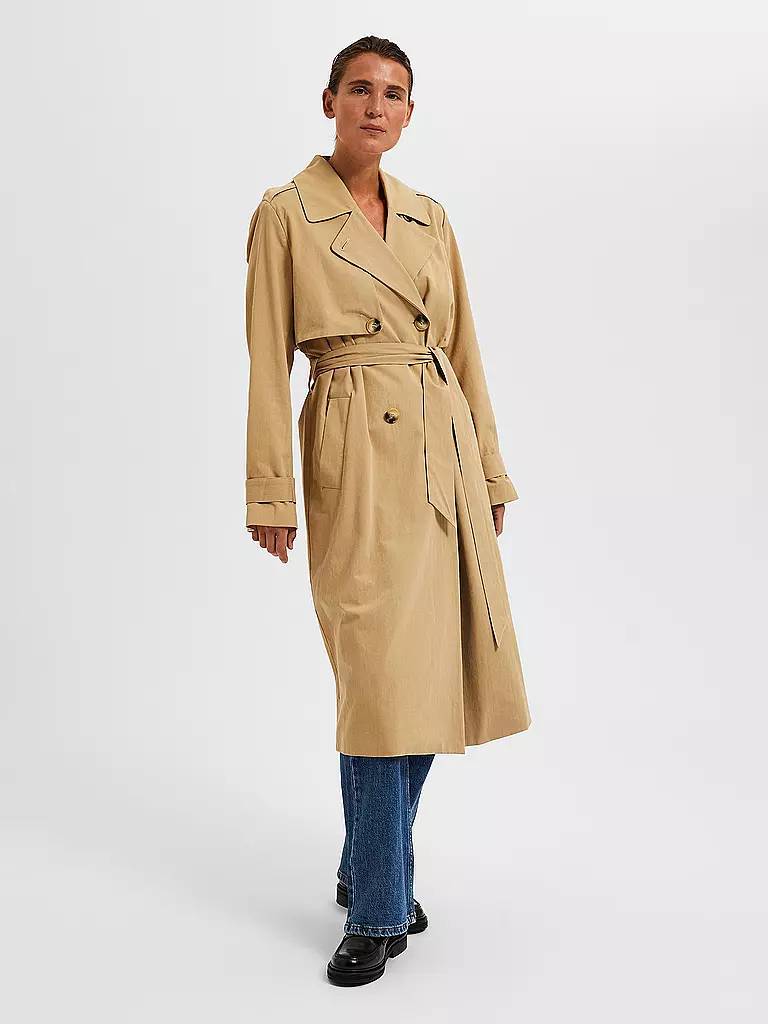 SELECTED FEMME | Trenchcoat SLFSIA | camel