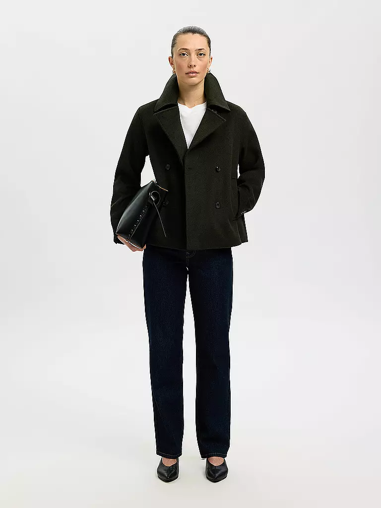 SELECTED FEMME | Wolljacke SLFALMA  | olive