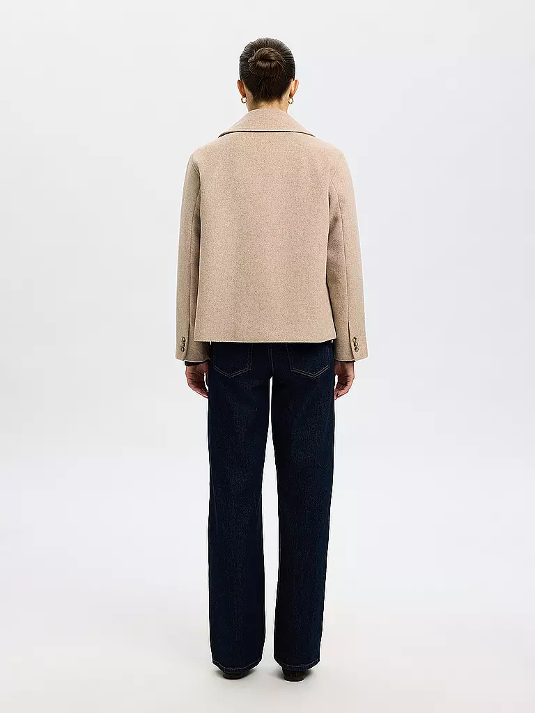 SELECTED FEMME | Wolljacke SLFALMA  | beige