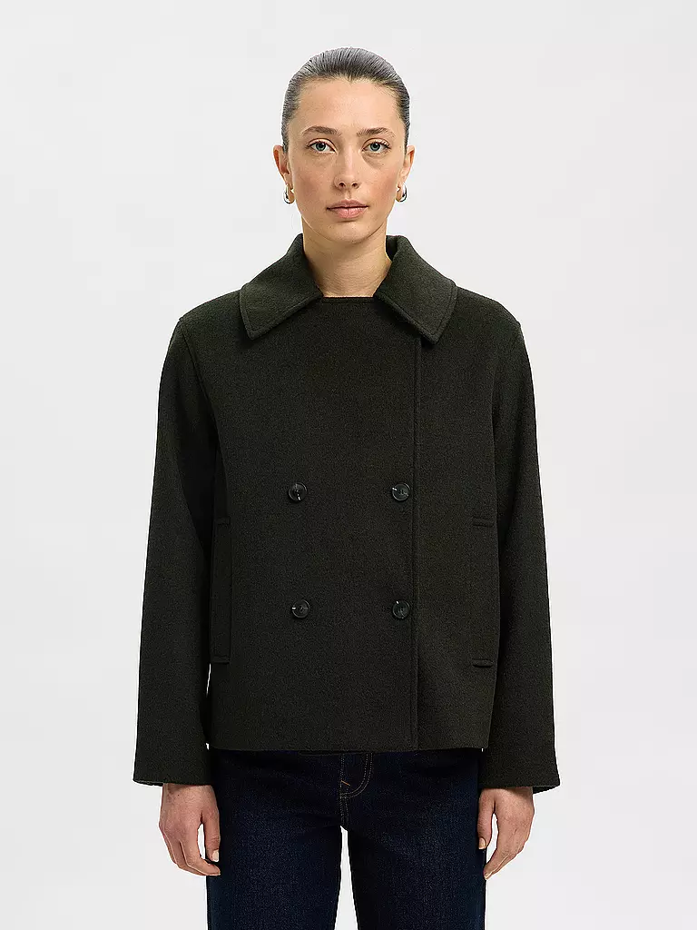 SELECTED FEMME | Wolljacke SLFALMA  | olive