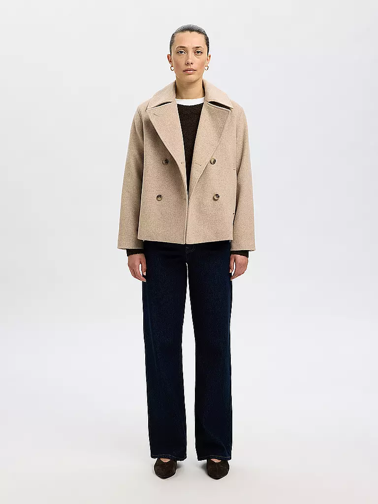 SELECTED FEMME | Wolljacke SLFALMA | olive