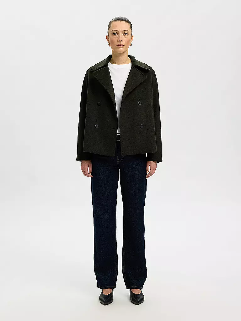 SELECTED FEMME | Wolljacke SLFALMA | beige