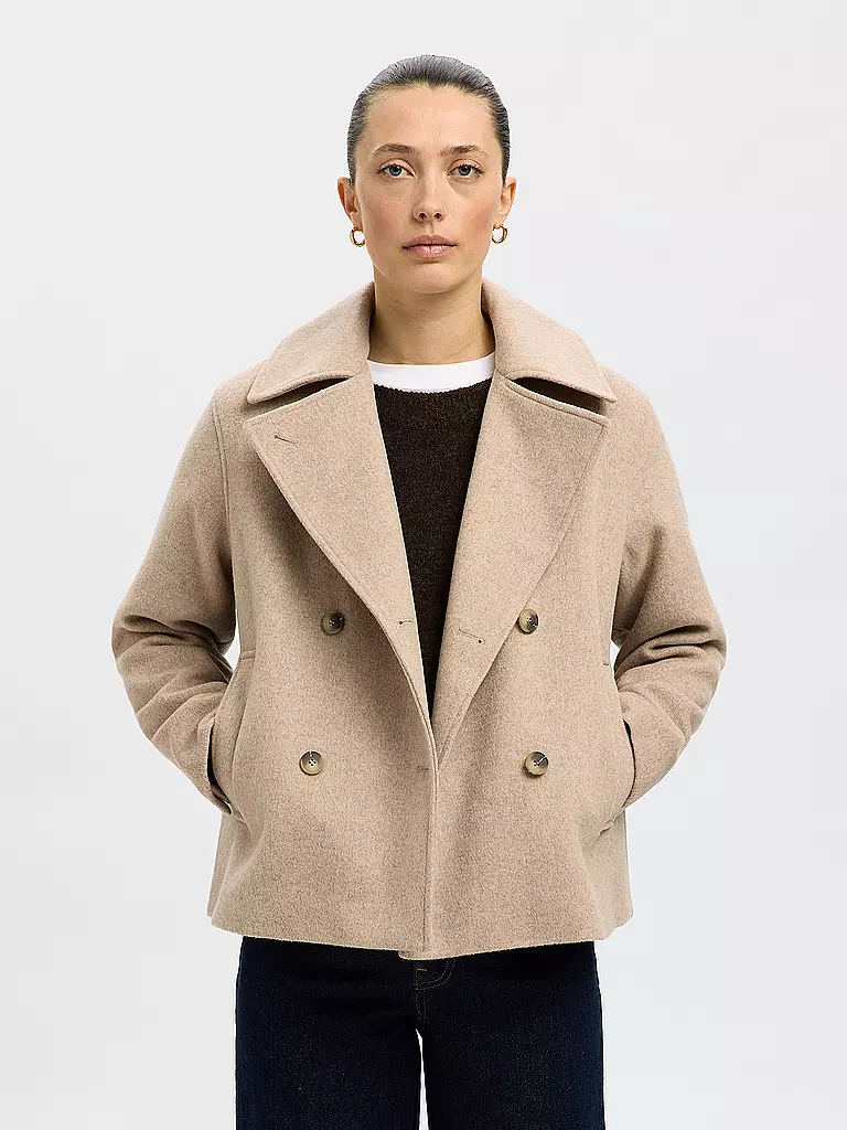 SELECTED FEMME | Wolljacke SLFALMA | olive