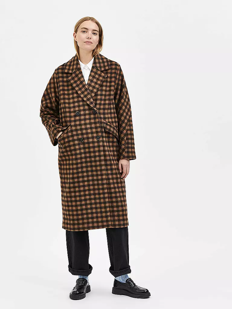 SELECTED FEMME | Wollmantel SLFNEW | braun