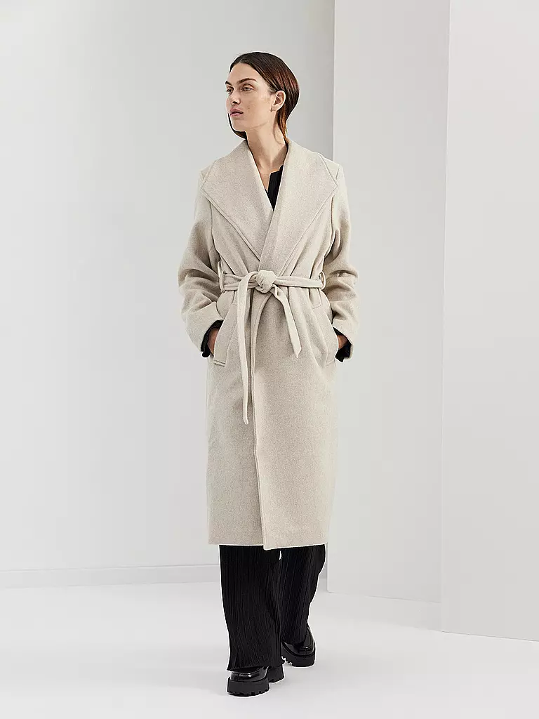 SELECTED FEMME | Wollmantel SLFROSA  | beige