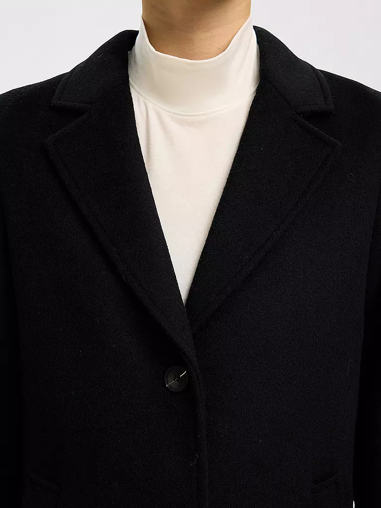 SELECTED FEMME | Wollmantel SLFSASJA | schwarz