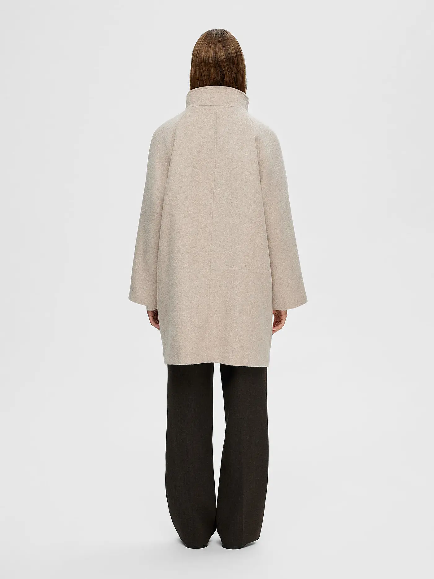 SELECTED FEMME | Wollmantel SLFVINNI | beige