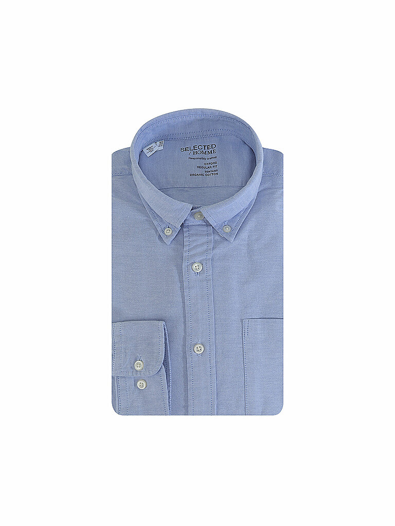 SELECTED Hemd blau S herren