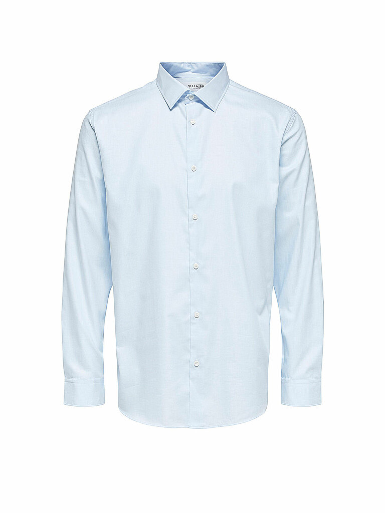 SELECTED Hemd Slim Fit SLHSLIMETHAN blau | L