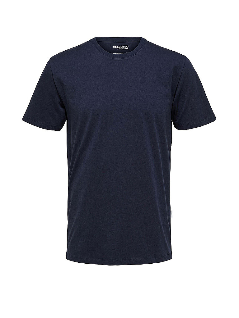 T-Shirt SLHASPEN blau L herren