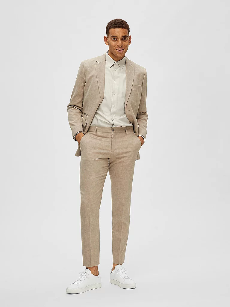 SELECTED Anzughose SLHSLIM beige   52 herren 2