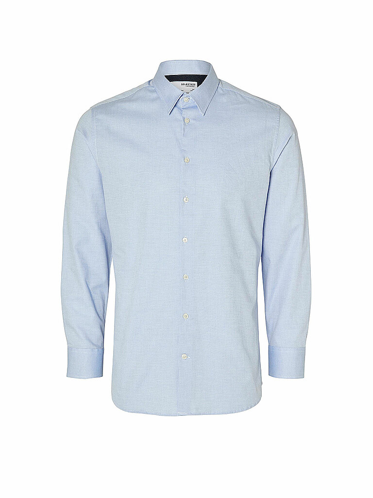 Hemd Slim Fit SLHSLIMSOHO hellblau L herren