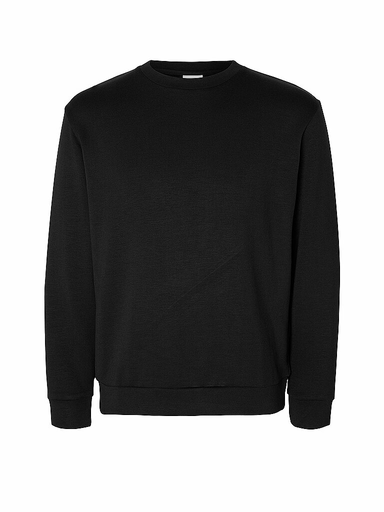 Selected Sweatshirt Slhemanuel Black