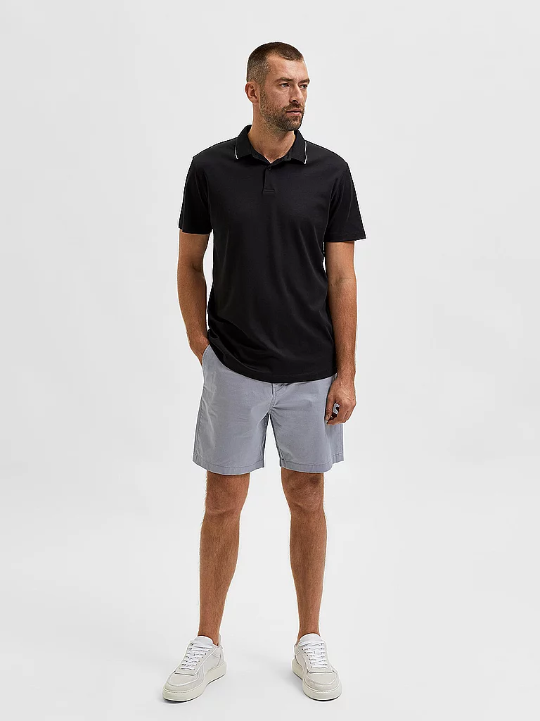 SELECTED SLHLEROY Polo Shirt Black S 2
